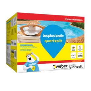 Tecplus Lastic Quartzolit - Piscina Cx 18kg
