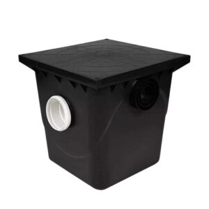 Caixa de Gordura Taf/hics C/ Cesto Preta 45 ltrs