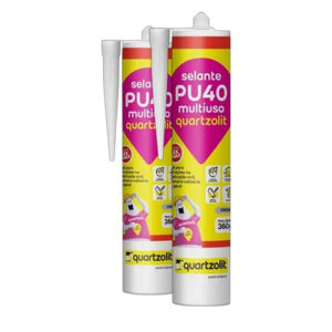 Silicone Pu 40 Cinza | Preto 346g - Quartzolit