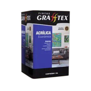 Tinta Acrilica Economica Cores 18l - Grafftex