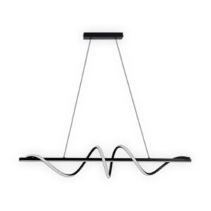 Lustre Pendente Taschibra Union Preto 3000K 38W