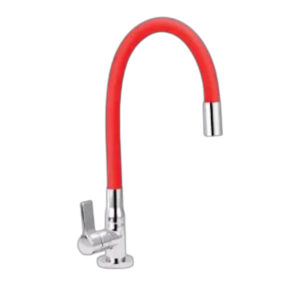 Torneira Coz/Parede Aquaduo Delta 1167 C17 1/4V Vermelha