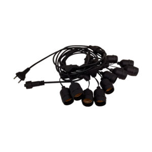 Cordão Luminoso Decorativo LED Cordinno 6Mts 10 Soquetes