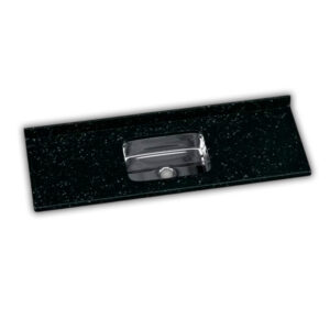 Pia sintética Preto Cuba Inox 1.20x55xm - A J Rorato