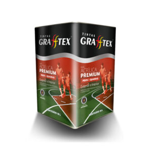 Tinta Piso Premium FC CZ Chumbo 18Lts - Grafftex