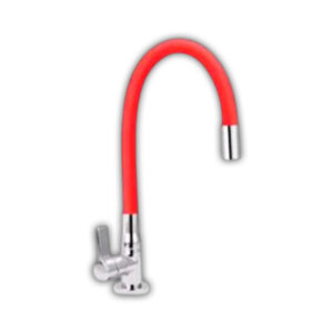 Torneira Cozinha Parede Aquaduo 1167 C17 1/4V Vermelha - 28544 - Delta Metais