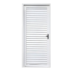 Porta Aluminio Classic Branca Laminada 80Cm D - CRV