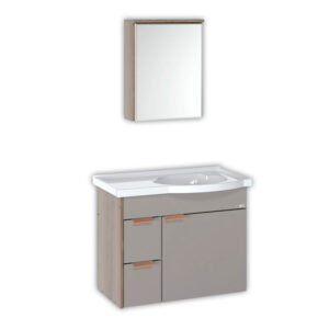 Gabinete Banheiro Capri Susp + Espelho 55,4Cm GI - AJ Rorato