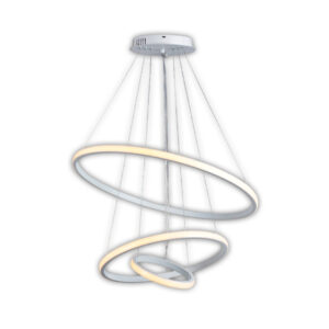 Lustre Pendnete Montreal Branco 3000K 45W - Taschibra