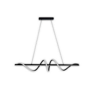 Lustre Pendente Onion Preto 3000K 38W - Taschibra