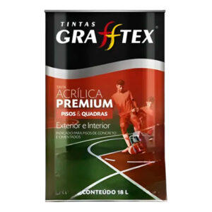 Tintra Acril Premium Semibrhlho Pisos Cinzas Chumbo 18L - Grafftex
