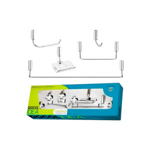Kit Banho Acessórios Idea 5 Peças Cromado 00586306 - Docol