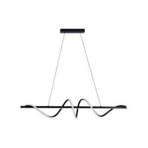 Lustre Pendente Union Preto 3000K 38W - Taschibra